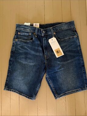 Levi's Dark Indigo Denim Shorts